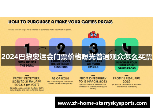 2024巴黎奥运会门票价格曝光普通观众怎么买票
